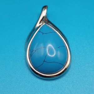 Lia Sophia Turquoise pendant